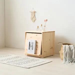 보루네오 엘리브 모리 레드파인 원목 400 수납장 1단 af165