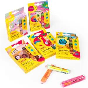 조비 - 플라스틸리나 30가지 색상의 논드라이 모델링 클레이 바 30개 스틱당 0.53온스 총 무게 15.9온스