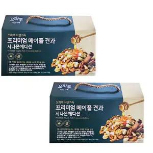 오하루 자연가득 프리미엄 메이플 견과 시나몬에디션 20g 20개입 2개 (40개)