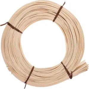바구니 직조용 VILLASE 천연 원형 리드 - 의자 통조림 및 가구 수리용 2.0mm 인도네시아 라탄 소재 공예
