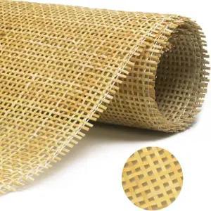 24인치 너비 천연 지팡이 웨빙 5피트 통조림 프로젝트용 라탄 가구 의자 캐비닛 천장문 소파 침대용 사각