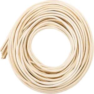 야룽 1/5인치 x 65피트 리드 스플라인 바구니 직조 용품용 천연 라탄 지팡이 웨빙 롤 DIY 공예용 원형