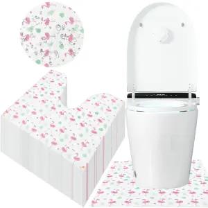 소변으로부터 일회용 화장실 매트 50팩 바닥 보호대 U자형 훈련 러그 방수 미끄럼 방지 욕실 배변 커모