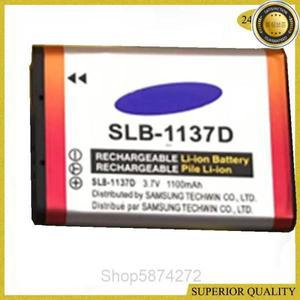 삼성 TL34HD NV106 HD i85 i100 NV30용 1100mAh SLB-1137D SLB 카메라 배터리