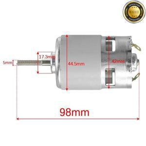 전동 공구 액세서리 RS755 DC 21V 모터 (잔디 깎는 기계용 리튬 배터리 절단기 교체 부품 긴 샤프트 포함)