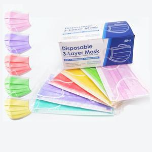 일회용  방진 부직포 마스크 남성과 여성 얇은 모델 블랙 화이트 핑크 여름 특수