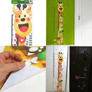 벽지 스티커 야광 키재기 유치원 데코 기린풍선놀이pqr888