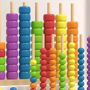 치매예방 교구 어르신 놀이 4 세트 색깔 활동 노인 쉬운 블록