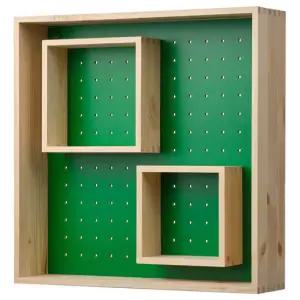 이케아 SKOGSMOSAIK 스콕스모사이크 전시용 선반 45x45cm 벽선반 벽진열장 벽수납장