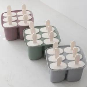 실리콘 아이스바 몰드 막대 아이스크림틀 얼음바 용기 nsq2+8SHK