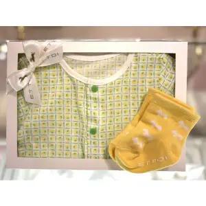 [에뜨와](본점) (출산백일선물)루키반소바디수트X양말세트(엘로우) (07T317917S1)