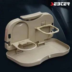 TBZ 차량용 뒷자석 받침 트레이 홀더 아이디어용품 컵꽂이