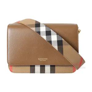[롯데백화점]버버리 여성 8084489 맥포드 하우스 체크 크로스 백 브라운