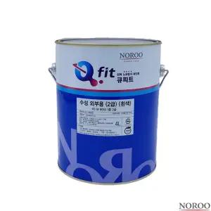 수성페인트 외부용 KS M 6010 1종 2급 흰색 4L