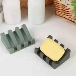 실리콘 비누받침대 욕실 물빠짐 거치대 세척용
