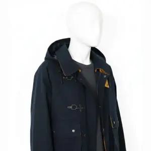 AIE FSG 자켓 NS915 코튼 웨더 파라핀 코팅 네이비