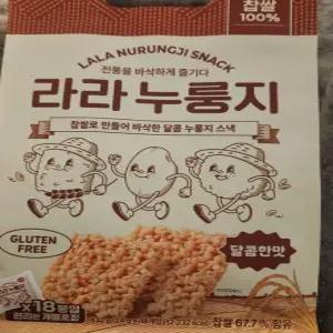 라라누룽지 옛날과자 스낵 432gx3봉(봉당/24gx18봉입/개별포장)