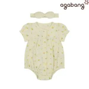 [롯데백화점]아가방 모니카반소반디수트(헤어밴드)(YELLOW)01T317564