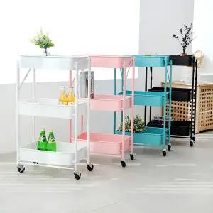 위드 트롤리 이동식 서랍 거실 주방 3단 카트