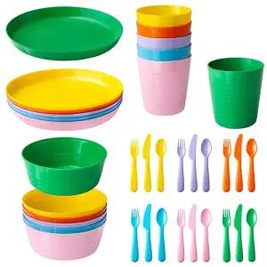 [이케아] 2026 NEW KALAS 칼라스 유아식기 풀세트 접시 그릇 컵 식기도구 수저세트