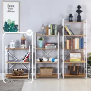 철제 책장 3단 인테리어 수납 선반 책꽂이