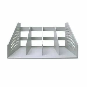 책꽂이 4단 회색 상위 장칸막이정리선반 북트레이 책상 책대 간이 서류꽂이 상용 데스크 지지대 플라스틱