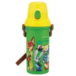 주토피아 원터치 물통 480ml 723698물병 휴대용 아이 캐릭터 밀폐 잠금