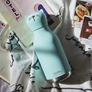 아소부 이중진공 스텐 보온보냉 캐릭터 텀블러 베스티 460ml 캣