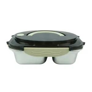 렌지 스텐 칸 밀폐용기 1100ml 500114도시락 반찬 1 100ML 식품보관 전자용 내열 밀폐 분리