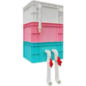 외부 물순환 필터 어항 일체형 금붕어 수조 저소음 연못