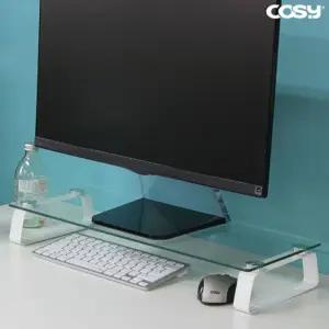 코시 모니터스탠드 유니버셜 ST3181책상받침대 선반 거치대 투명