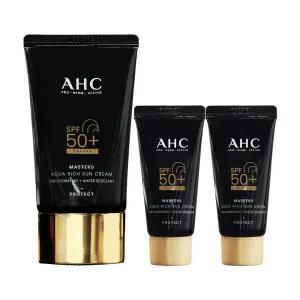 AHC 마스터즈 아쿠아 리치 선크림 60ml+10mlx2개