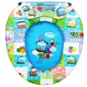 타요 유아 변기시트 보조 아기배변훈련 아동어린이변기커버 용커버 아동용 겸용 아이 소형