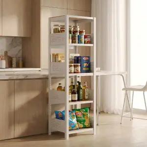 [아트박스]/홈던트하우스 홈던트하우스 타공판 선반 400x400x1950 5단