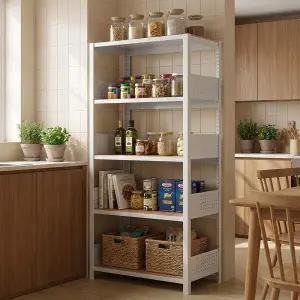 [아트박스]/홈던트하우스 홈던트하우스 타공판 선반 800x400x1950 5단