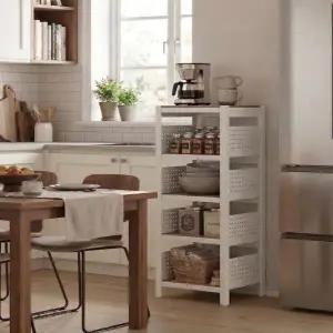 [아트박스]/홈던트하우스 홈던트하우스 타공판 선반 400x400x1200 5단