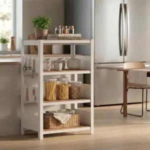 [아트박스]/홈던트하우스 홈던트하우스 타공판 선반 600x400x1200 4단