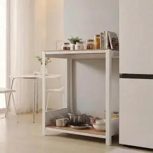 [아트박스]/홈던트하우스 홈던트하우스 타공판 선반 800x400x1200 2단