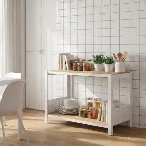 [아트박스]/홈던트하우스 홈던트하우스 타공판 선반 800x400x750 2단