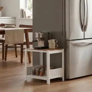 [아트박스]/홈던트하우스 홈던트하우스 타공판 선반 400x400x900 2단