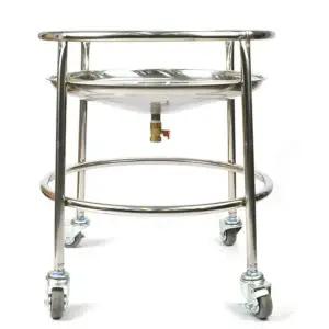 단체급식 식당 업소용 튀김 운반카 튀김운반카 고정도르레