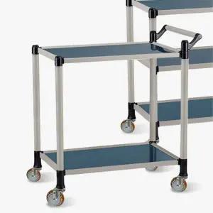 휴게소 병원 급식실 스텐 서빙 카트 3단카트 대 일반2ea 브레이크2ea