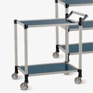 휴게소 병원 급식실 스텐 서빙 카트 3단카트 신대 일반4ea 이동장비