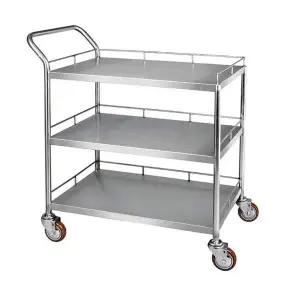 병원 요양원 호텔 올스텐 서빙 카트 3단카트 특대 운반장비