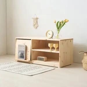 [보루네오하우스]보루네오 엘리브 모리 레드파인 원목 1000 수납장 1단 af168