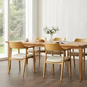 [보루네오하우스]보루네오 엘리브 온결 원목 1인 식탁의자 fn122