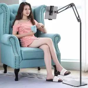 튼튼 간편 대형 175cm 자바라 다용도 거치대 스탠드 스마트폰 큰거치대 긴거치대 휴대폰 태블릿 노트북