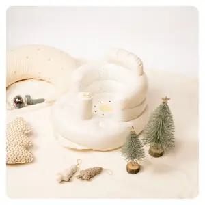 아가드 목받침 휴대용 아기 소프트 의자 1입에어 용의자 여행용 튜브