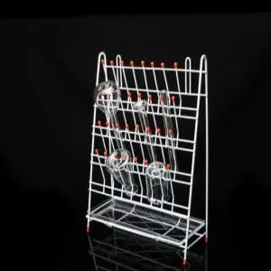 비이커 건조대 초자 홀더 시험관 걸이 기구 거치대 플라스크 과학실험 탁상용 랙 실험 선반