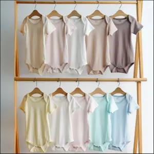 출산선물 여름 아기옷 신생아 메쉬 바디슈트 5종세트 실내복 우주복 유아 수트 애기 베이비페어 배냇저고리